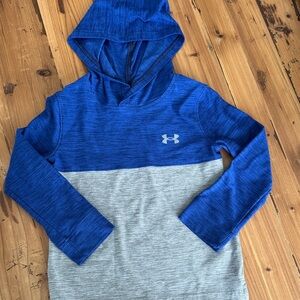 Under Armour Kids Blue and Gray Hoodie